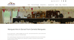 Desktop Screenshot of camelotmarquees.com